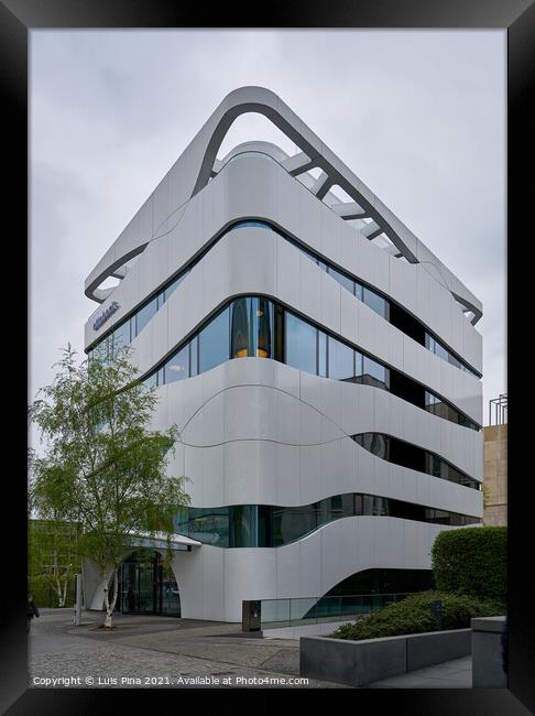Ottobock Science Center Building exterior in Berlin Framed Print by Luis Pina