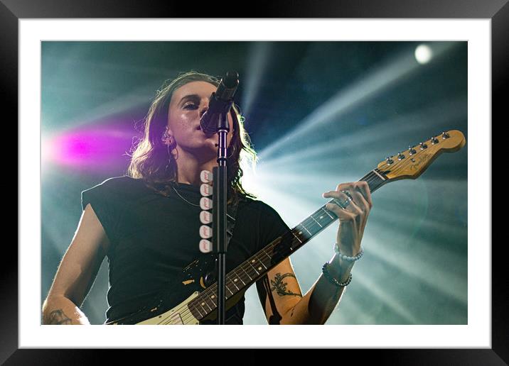 PVRIS Live at Brixton electric (Feb 2020) Framed Mounted Print by Mark Thompson