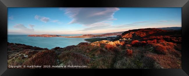 The Great Orme, Llandudno and Deganwy Framed Print by mark baker