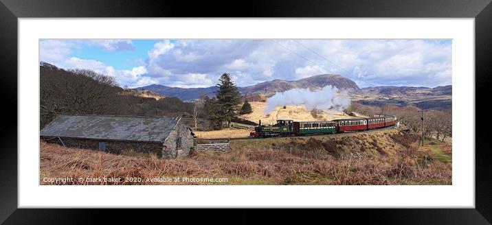 Lyd at Barn. Framed Mounted Print by mark baker