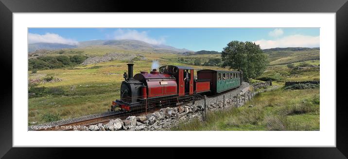 Journey into the Past. Framed Mounted Print by mark baker