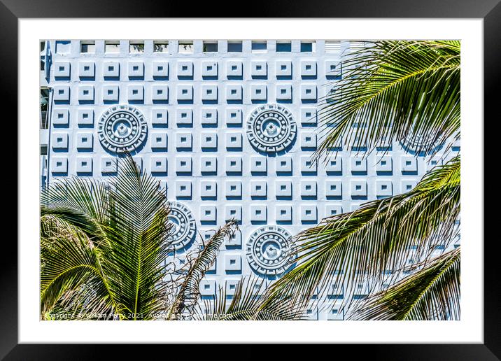 Wall Decorations Building Trees Palm Beach Florida Framed Mounted Print by William Perry
