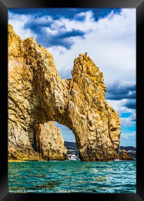 The Arch Cabo San Lucas Mexico Framed Print by William Perry