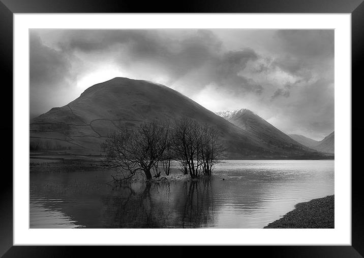 Brothers Water Framed Mounted Print by Wayne Molyneux