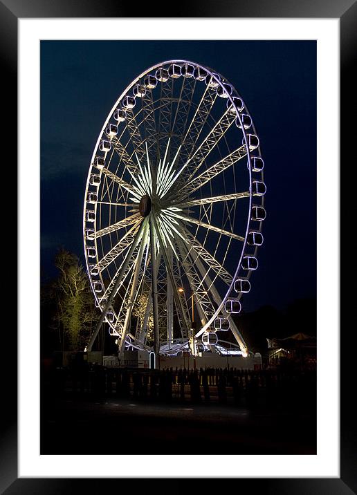 Big Wheel Framed Mounted Print by Wayne Molyneux