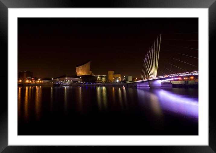 Imperial War Museum Salford Quays Framed Mounted Print by Wayne Molyneux