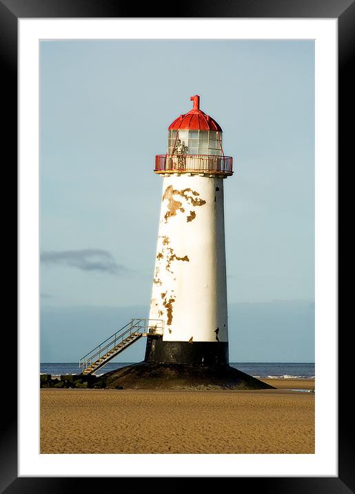 Talacre Lighthouse Framed Mounted Print by Wayne Molyneux