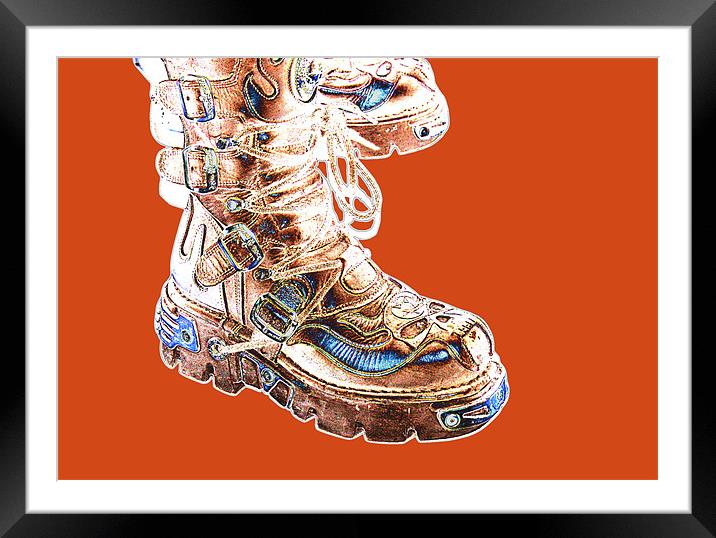 Fill yer Boots Framed Mounted Print by Wayne Molyneux