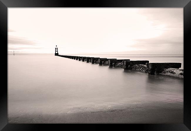 Crosby Beach Framed Print by Wayne Molyneux