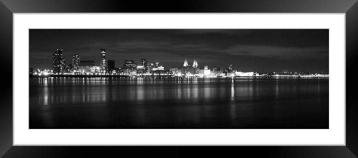  Liverpool Waterfront Framed Mounted Print by Wayne Molyneux