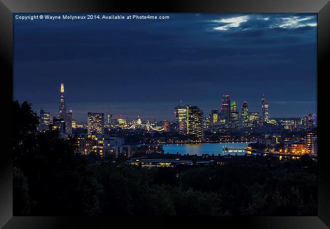 City of London Skyline Framed Print by Wayne Molyneux