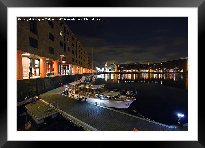 Albert Dock Liverpool   Framed Mounted Print by Wayne Molyneux