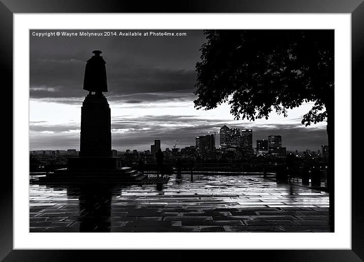 General Wolfe at Greenwich Framed Mounted Print by Wayne Molyneux