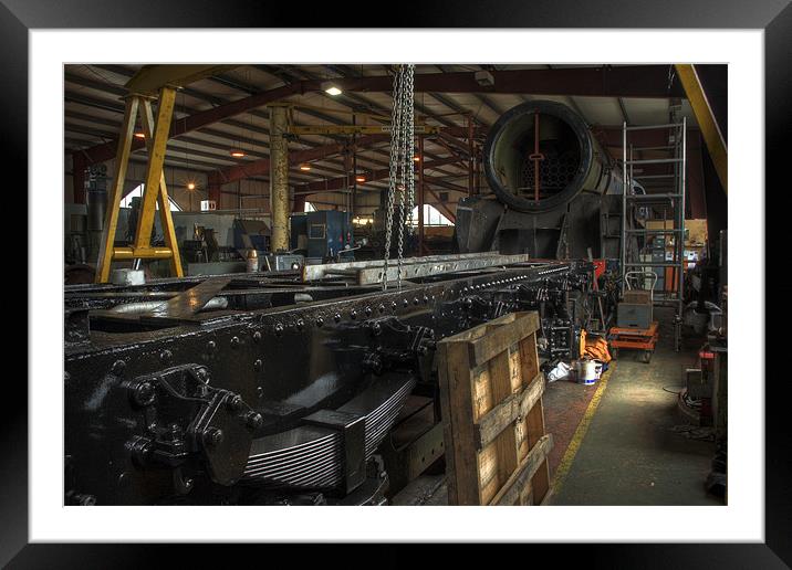 Age of Steam Framed Mounted Print by Wayne Molyneux