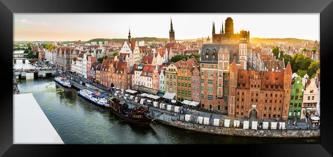Gdansk, North Poland - August 13, 2020: Wide angle Framed Print by Arpan Bhatia