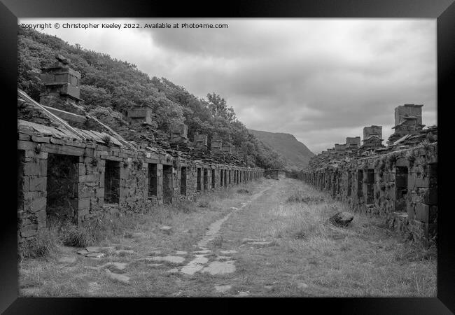 Anglesey Barracks in black and white Framed Print by Christopher Keeley
