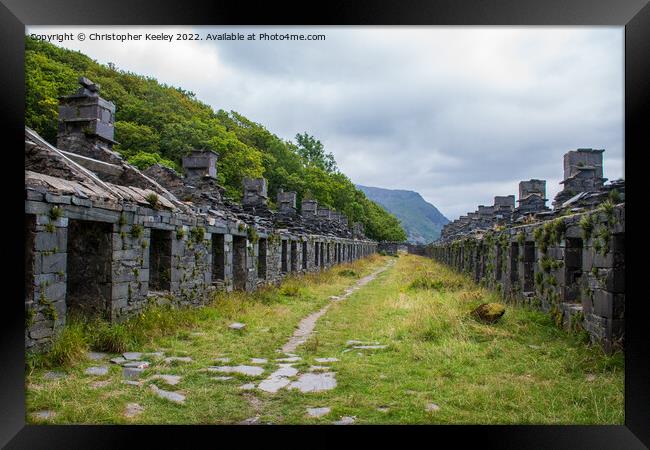 Anglesey Barracks in Snowdonia Framed Print by Christopher Keeley