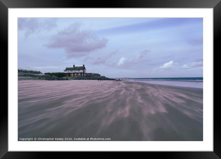 Brancaster beach  Framed Mounted Print by Christopher Keeley