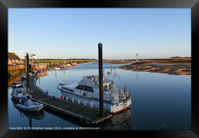 Wells quay  Framed Print by Christopher Keeley