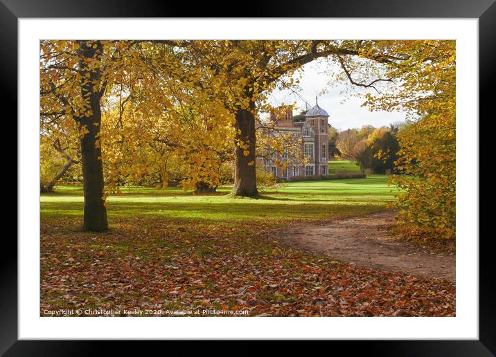 Autumn at Blickling Framed Mounted Print by Christopher Keeley