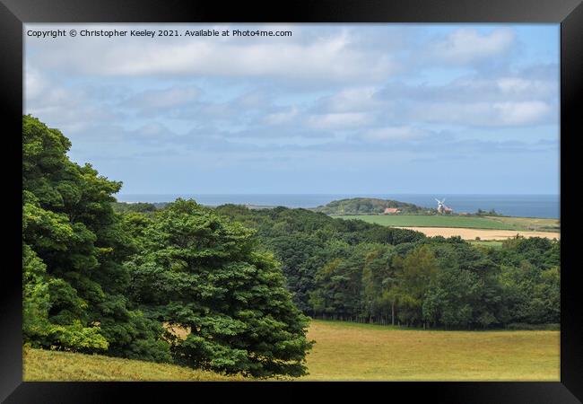 Summer on the North Norfolk coast Framed Print by Christopher Keeley