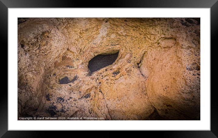 unborn baby in womb sculpture art by nature 2 Framed Mounted Print by Hanif Setiawan