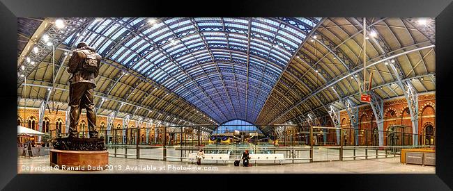 St Pancras Arch Framed Print by Ranald Dods