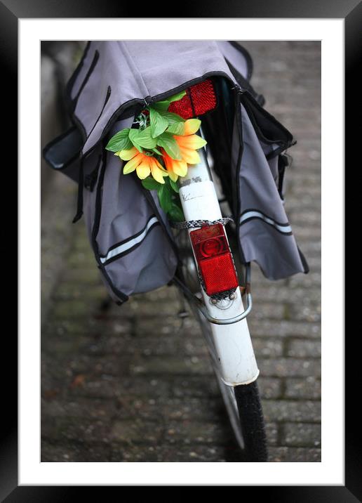 Amsterdam bike. Framed Mounted Print by Dr.Oscar williams: PHD