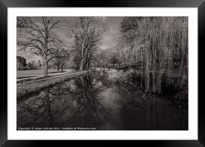 Bute Park, Cardiff  Framed Mounted Print by Roger Aubrey