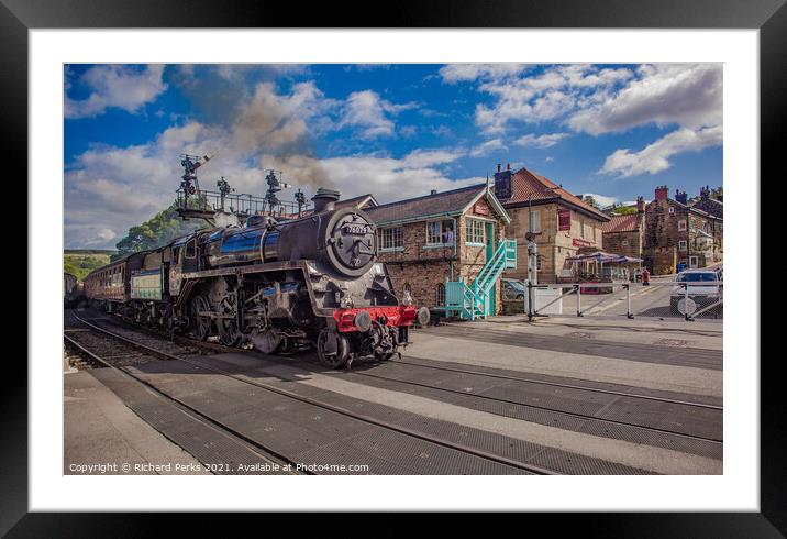 Ready to depart - Grosmont North Yorkshire Moors Framed Mounted Print by Richard Perks