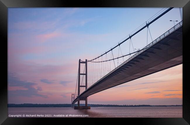 Daybreak on the Humber Framed Print by Richard Perks