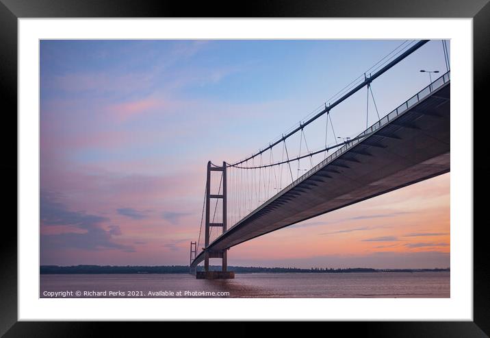 Daybreak on the Humber Framed Mounted Print by Richard Perks