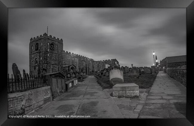 Church of St Mary`s Whitby Framed Print by Richard Perks