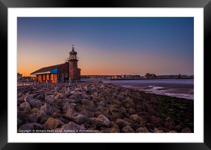 Majestic Morecambe Bay Framed Mounted Print by Richard Perks