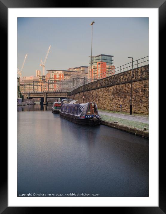 Winter Morning in Leeds  Framed Mounted Print by Richard Perks