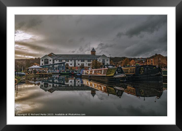 Calm before the Storm Framed Mounted Print by Richard Perks