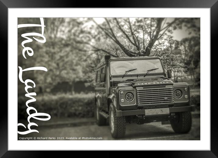 Ultimate 4 x 4 - The Land Rover Framed Mounted Print by Richard Perks