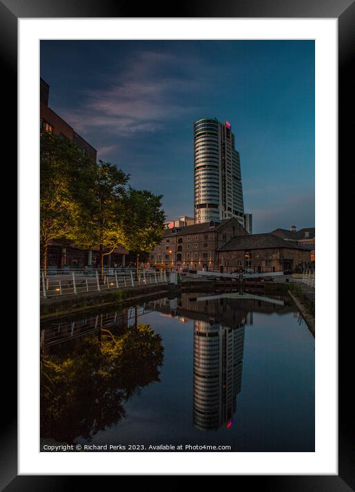 Bridgewater Tower Leeds City Centre Framed Mounted Print by Richard Perks