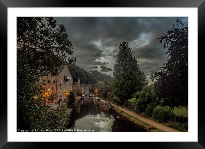 Hebden Bridge mornings Framed Mounted Print by Richard Perks