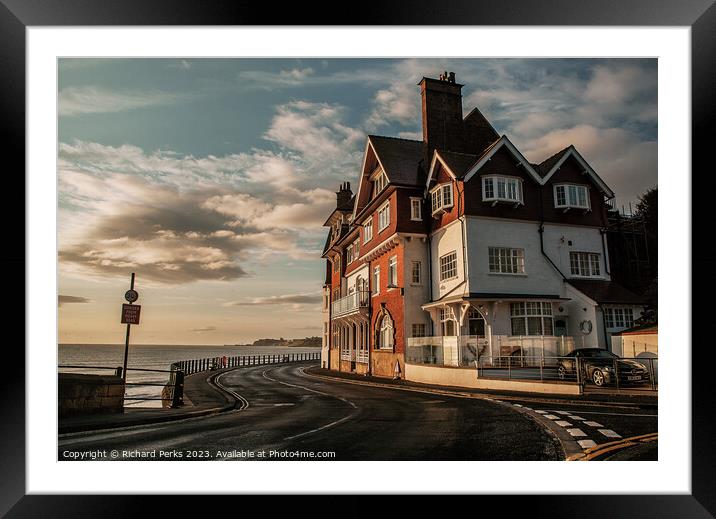The Road to Whitby Framed Mounted Print by Richard Perks