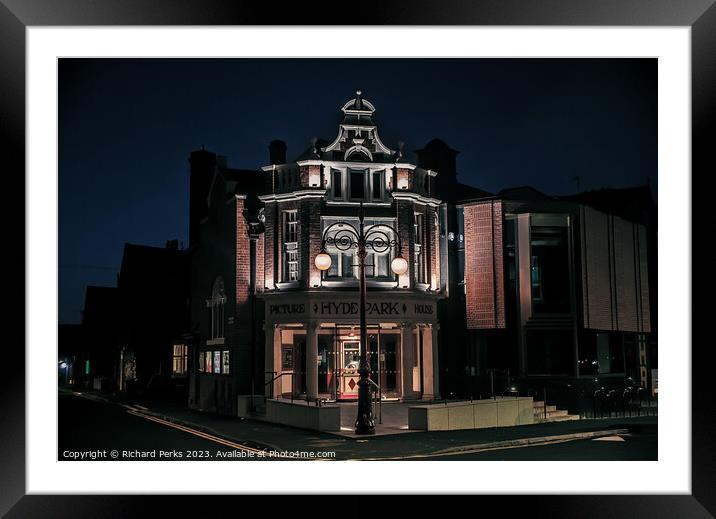 Hyde Park Cinema - Leeds Framed Mounted Print by Richard Perks