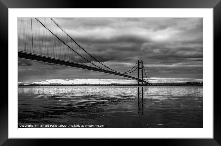 Across the Humber Framed Mounted Print by Richard Perks