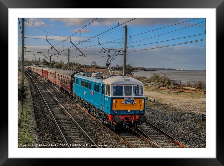 Racing through Time Framed Mounted Print by Richard Perks