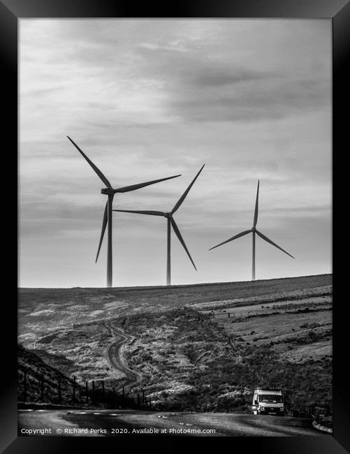 wind power Framed Print by Richard Perks
