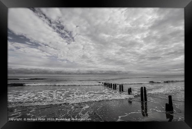 just waving! Framed Print by Richard Perks