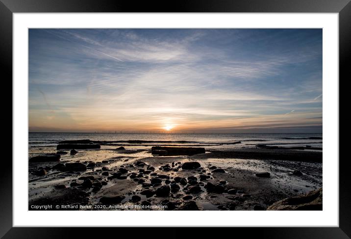 just another brick on the beach Framed Mounted Print by Richard Perks