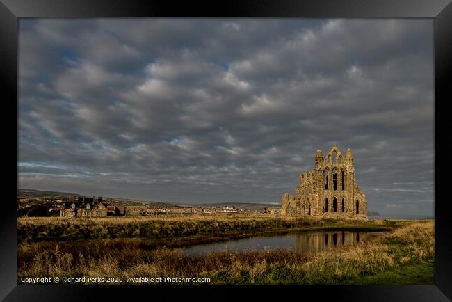 Whitby Abbey  Framed Print by Richard Perks