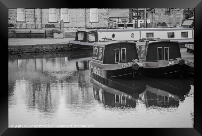 Rosie and Jim in reflective mood Framed Print by Richard Perks