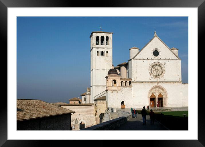 ITALY ASSISI Framed Mounted Print by urs flueeler