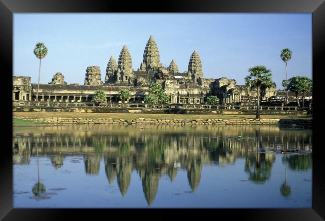 CAMBODIA, ANGKOR,  ASIA, SOUTHEAST ASIA, ANGKOR WA Framed Print by urs flueeler